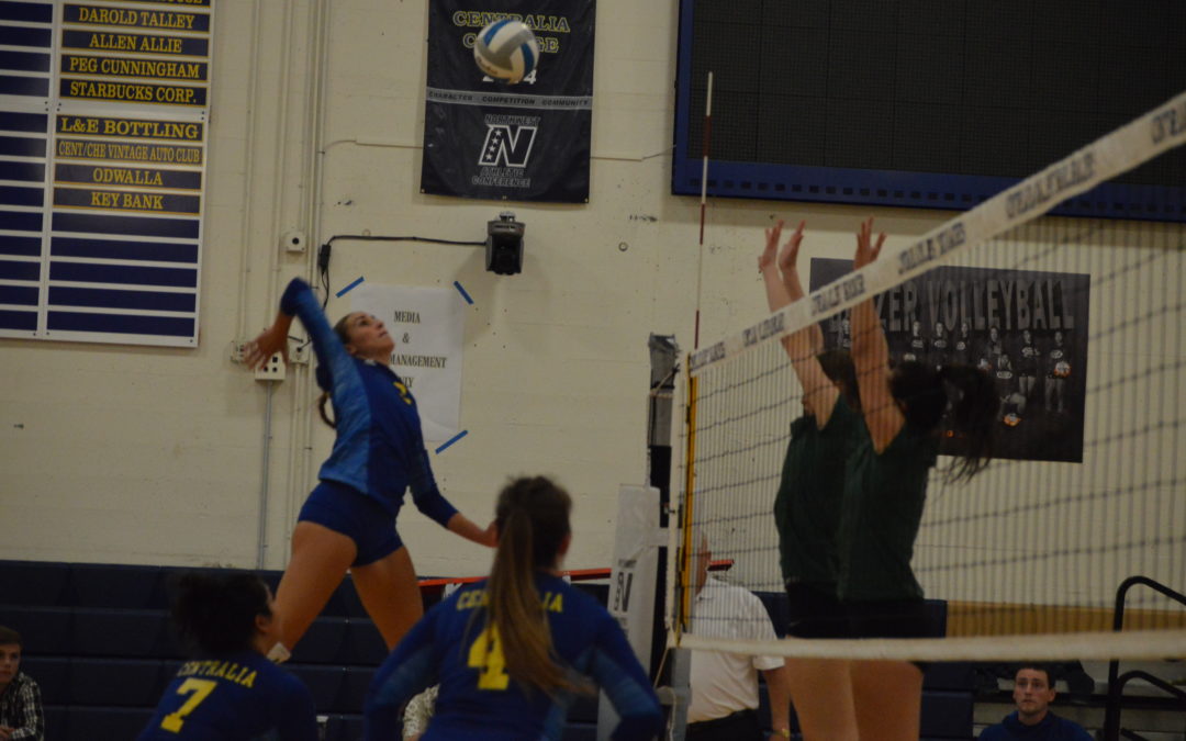 College Volleyball: Blazers drop to Highline but still in the hunt for Postseason
