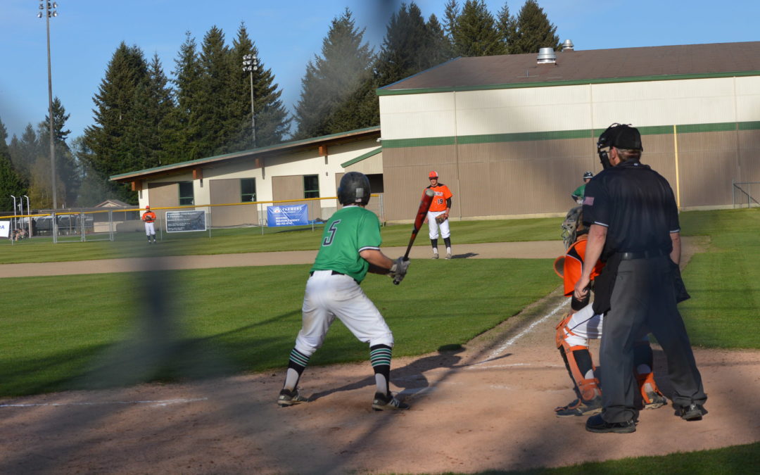Baseball: T-Birds get walk-off “hit” in come from behind win over Tigers, evens season series
