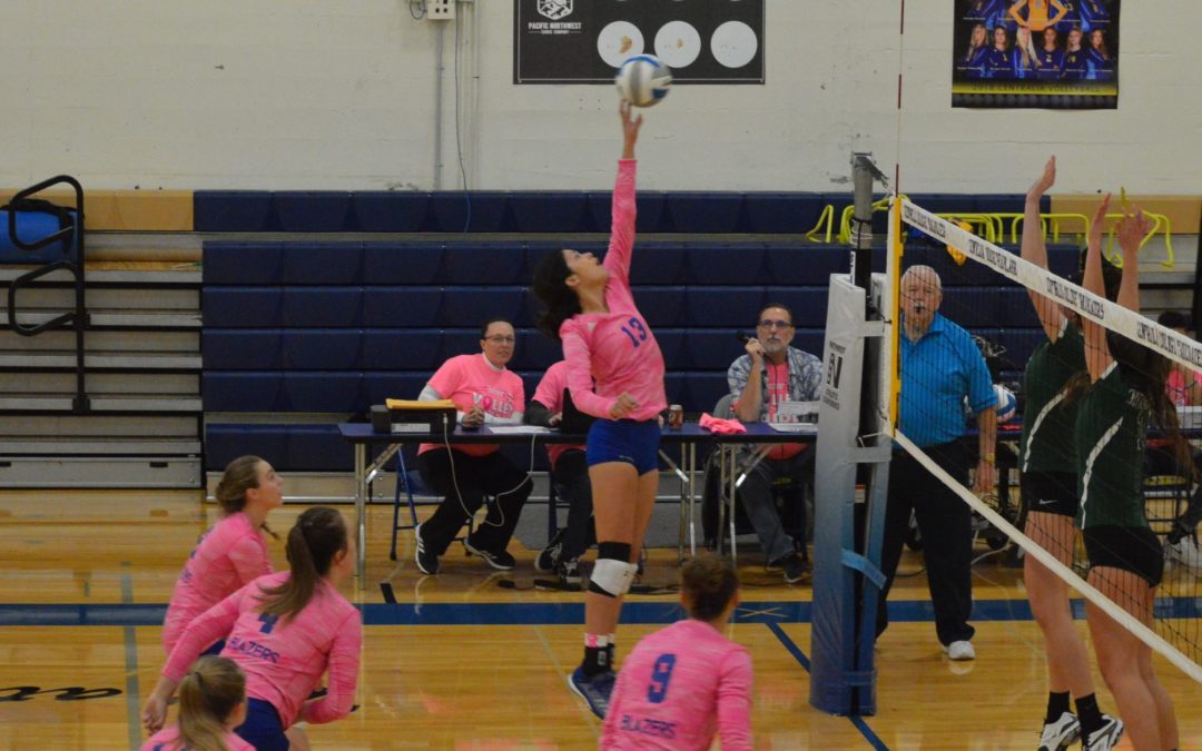 Centralia CC Blazers roll up Green River in key Volleyball Match